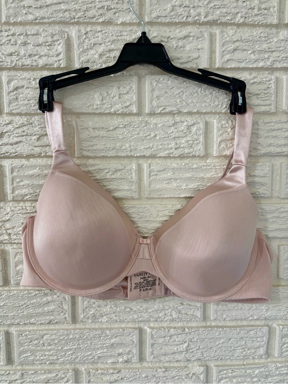 Vanity Fair Beauty Back Illumination Full Figure Underwire Bra Sheer Quartz 40C